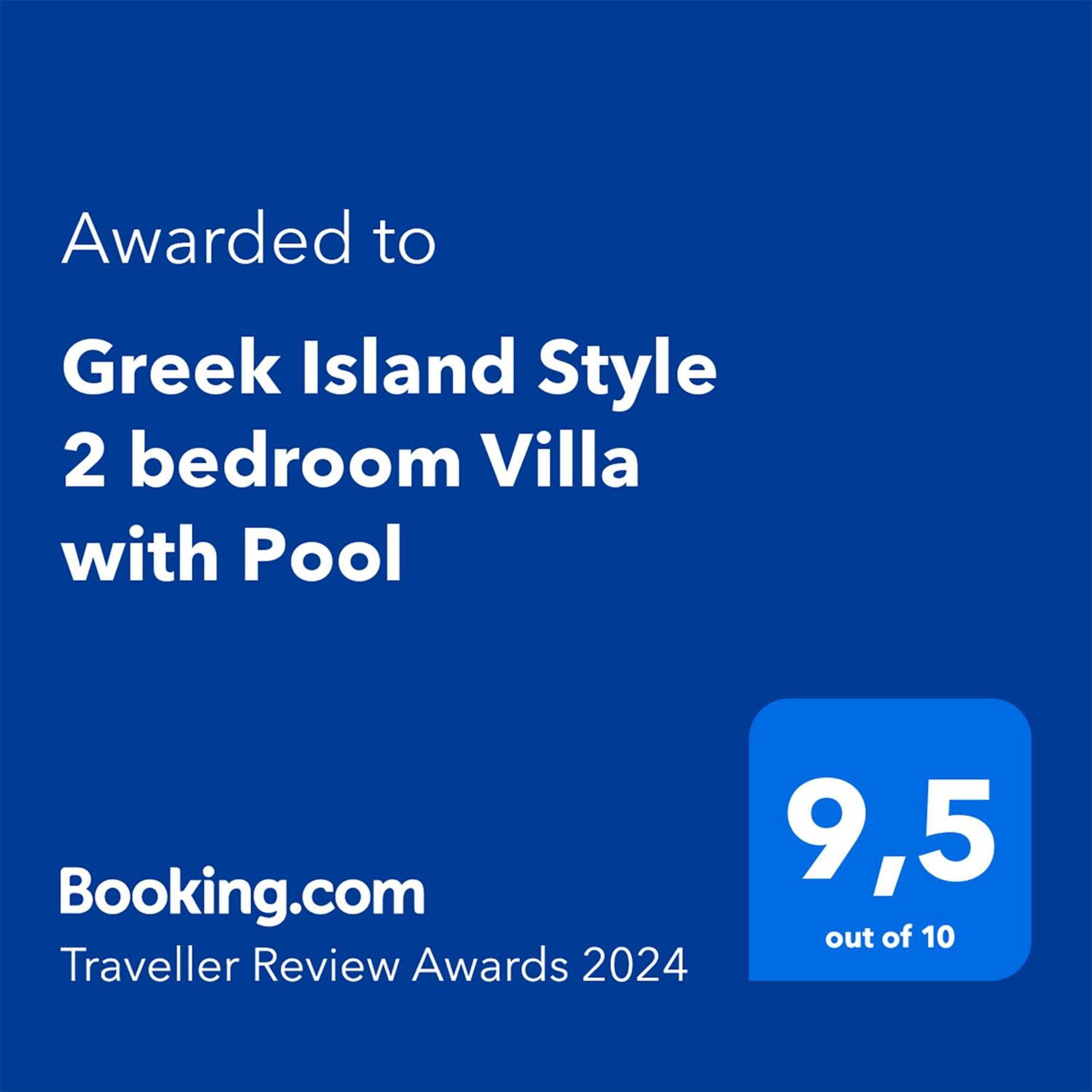 Greek Island Style 2 Bedroom Villa With Pool Next To The Sea Larnaca Extérieur photo